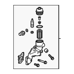 12744666 - Engine: Oil Filter Housing for Cadillac: CTS, SRX, STS | Chevrolet: Camaro, Caprice, Colorado | GMC: Canyon | Pontiac: G8 Image