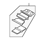 GD7A61A1X - HVAC: Damper for Mazda: 626 Image