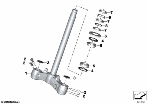 Telescopic Forks, Telelever for 2025 BMW-Motorrad C 400 GT #0