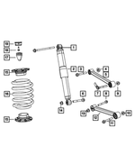 52124215AB - Rear Suspension: Rear Coil Spring for Mopar Image