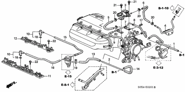 Tubing ('02-) for 2003 Honda Odyssey #0