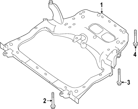 Suspension Mounting for 2024 INFINITI QX55 #1