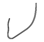 51767310234 - Body: Surround Weather-strip for BMW: 428i Gran Coupe, 428i xDrive Gran Coupe, 430i Gran Coupe, 430i xDrive Gran Coupe, 435i Gran Coupe, 435i xDrive Gran Coupe, 440i Gran Coupe, 440i xDrive Gran Coupe Image