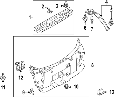 Interior Trim for 2023 Mazda CX-30 #0