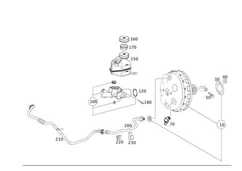 Brake Booster for 2012 Mercedes-Benz E550 #0