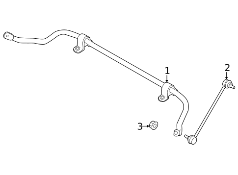 Stabilizer Bar & Components for 2024 Fiat 500E #0