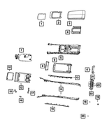 1LD91ZJ8AB - : Console Applique, Left for Mopar Image