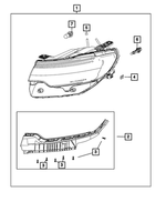 68542244AA - Electrical: Fascia Bracket Kit, Right for Mopar Image