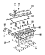4792807AA - : Cylinder Head Cover for Mopar Image