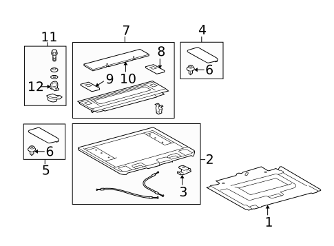 Interior Trim - Rear Body for 2024 Toyota 4Runner #1