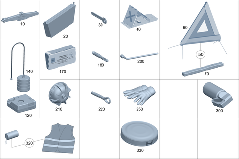 Tools and Accessories for 2025 Mercedes-Benz CLA250 #0