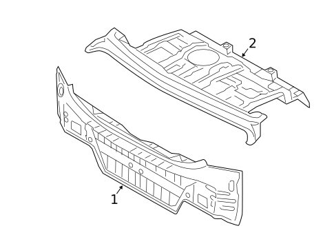 Rear Body for 2014 Kia Cadenza #0