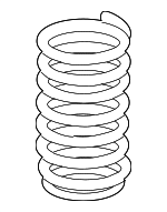 33536786658 - Suspension: Coil Spring for BMW: 740i, 750i, 750i xDrive, 750Li xDrive Image