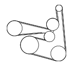 1752182Z00 - : Serpentine Belt for Suzuki Image