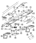 68086999AB - Interior Trim: Overhead Console Wiring for Mopar Image