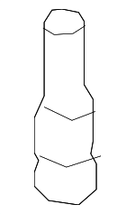 KB3Z0923A - Body: Cushion Frame Pin for Ford Image