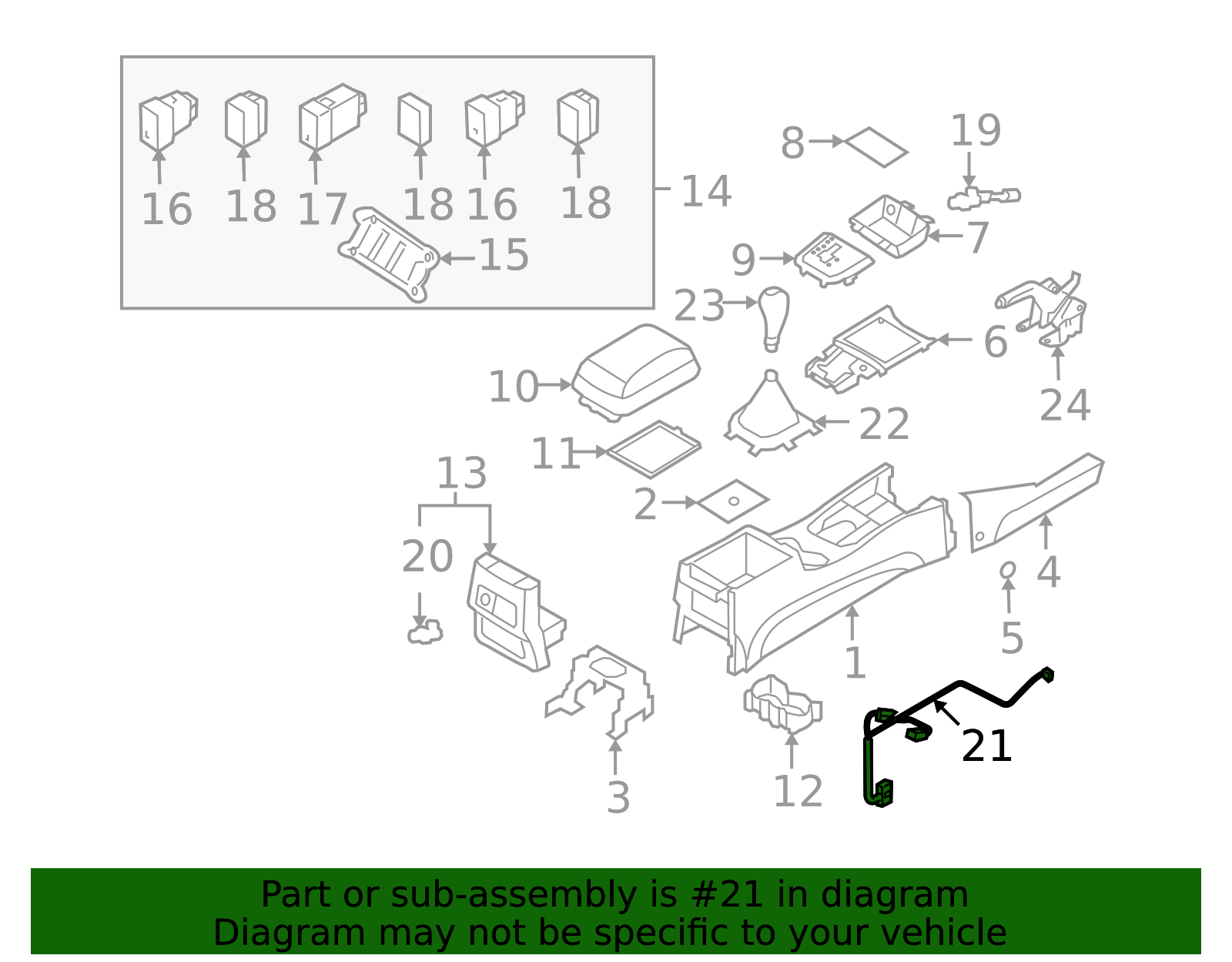Console Wiring Harness - OEM Interior Connectivity | AutoNation Parts