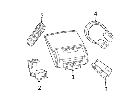 Entertainment System Components for 2006 Dodge Magnum #0