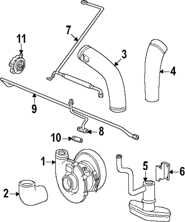 93012300304 - Fuel System: Turbocharger for Porsche Image