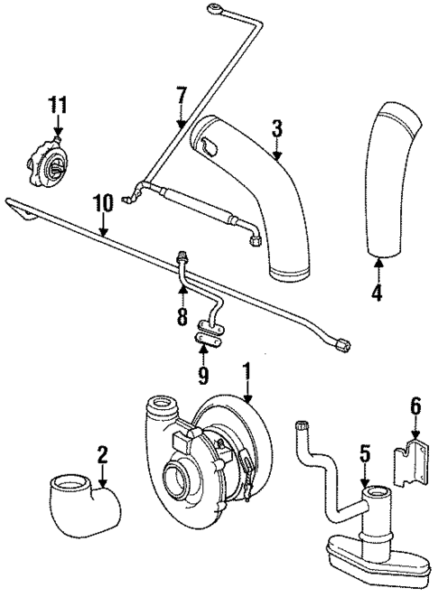 Turbocharger for 1994 Porsche 911 #0