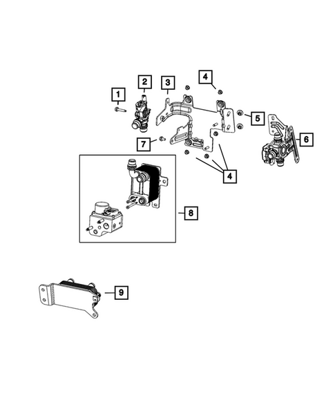 Radiator and Related Parts; Charge Air Cooler for 2025 Ram 1500 #4