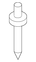 11562387 - Body: Upper Molding Rivet for GM Image
