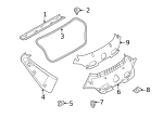7147133419 - Body: Upper Trim Panel Clip for BMW Image