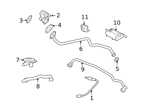 Emission Components for 2007 Land Rover Range Rover Sport #0