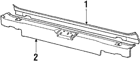 Rear Body for 1984 Chrysler Town & Country #0