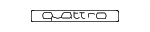 4E08537372ZZ - : Nameplate for Audi: A8 Quattro Image