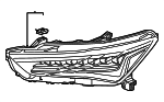 33150T3R305 - : Composite Headlamp for Acura Image