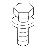934050601604 - Electrical: Headlamp Assembly Bolt for Acura: CL, ILX, Integra, MDX, RDX, RL, RSX, TL, TLX, TSX, ZDX Image