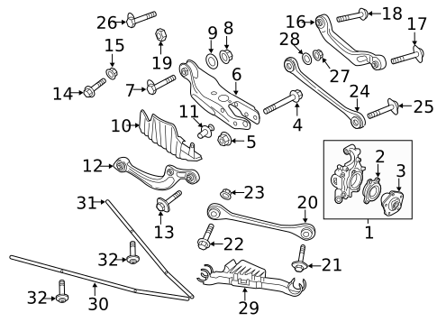 Rear Suspension for 2020 Audi A5 Quattro #2