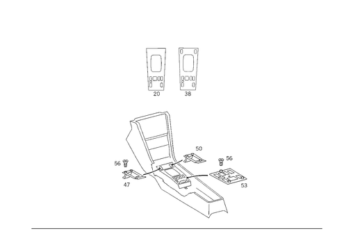 Bottom Covering in Housing for 1989 Mercedes-Benz 300CE #2