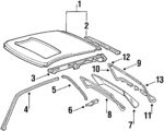 64611SG0300ZZ - : Side Rail for Acura Image