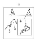 5016511AA - Mopar Accessories - Component Parts: Cargo Tie Down Strap for Mopar Image image