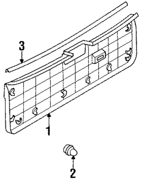 Interior Trim for 1999 Mercury Tracer #0
