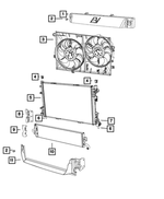 68104663AA - Cooling: Pin for Mopar Image