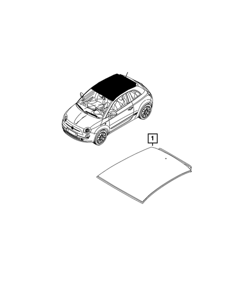 Roof for 2026 Fiat 500E #0