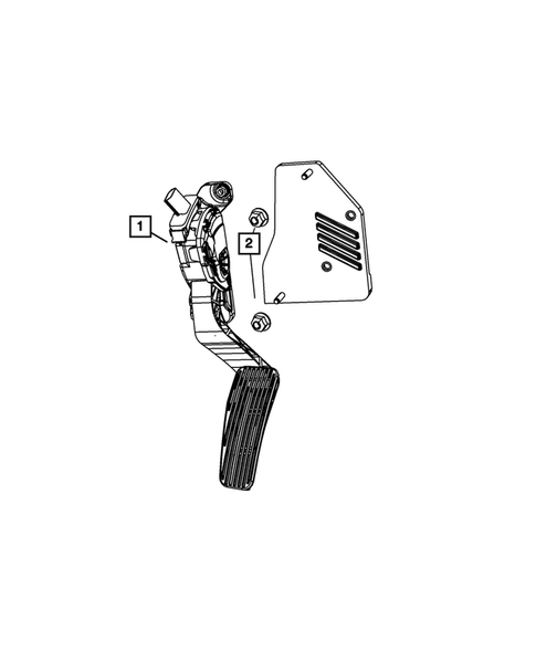 Accelerator Pedal for 2007 Jeep Liberty #0