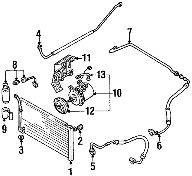 9248009G20 - : Evaporator Expansion Valve for Nissan Image
