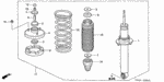 52623SL0003 - Chassis: CAP, RR. SHOCK ABSORBER for Acura Image