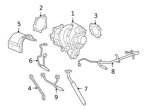 Turbocharger & Components for 2010 Saturn Sky #0