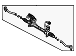 57700A9501 - Steering: Rack for Kia: Sedona Image