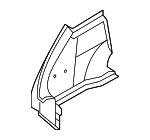 5C5867427GCA9 - Body: Wheelhouse Trim for Volkswagen Image