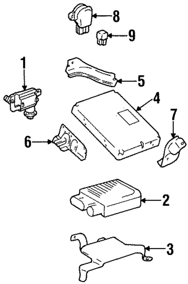 8966114731 - : Engine Control Module (ECM) for Toyota Image