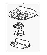 FL1Z78519A70BA - Body: Overhead Console for Ford: Expedition Image