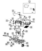 68541153AA - Air Conditioners and Heaters: Distribution Housing for Mopar Image