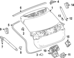 85074622 - : Lift Gate Bumper for Chevrolet: Equinox EV Image