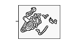 3Q0898141B - HVAC: Adjuster for Audi Image